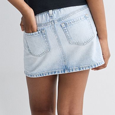 Girls 4-20 SO® Five Pocket Denim Skort in Regular & Plus Size