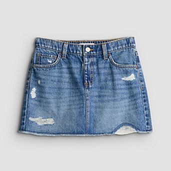 Girls 4-20 SO® Five Pocket Denim Skort in Regular & Plus Size