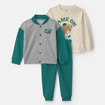Toddler Boys Carter's 2 pc Varsity Long Sleeve Top & Pant Set