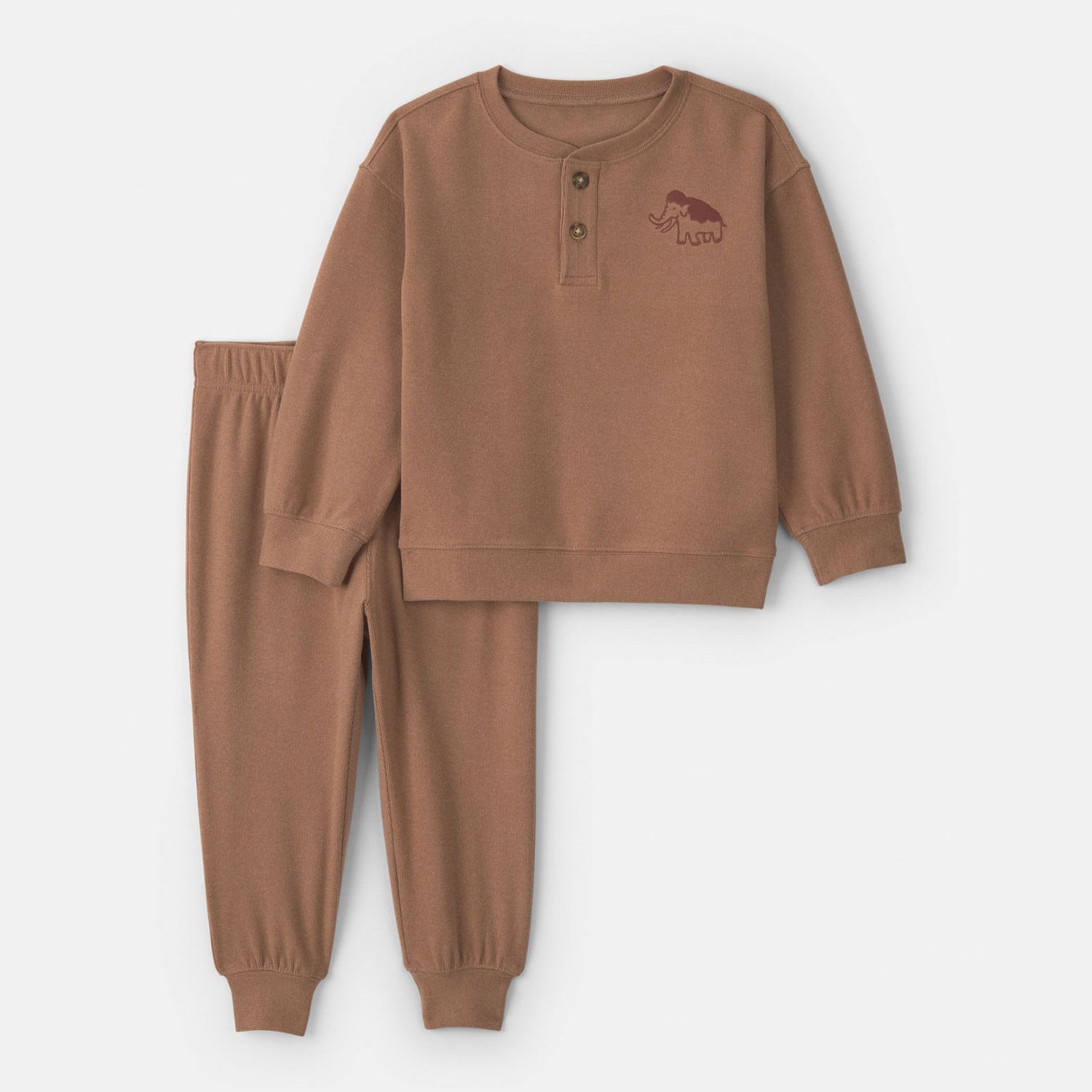 Комплект Carter's 2 pc Henley Top & Pants Set для мальчиков-малышей — фото 1