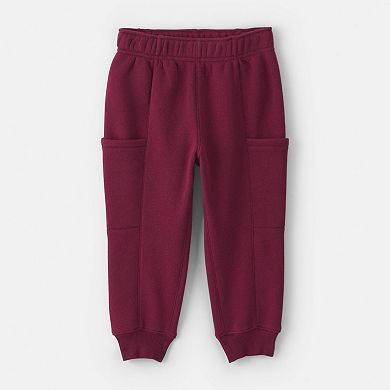 Toddler Boy Carter's Football Fleece Henley Top & Pant Set
