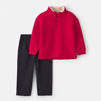 Toddler Boys Carter's 2 pc Christmas Fleece Top & Pants Set