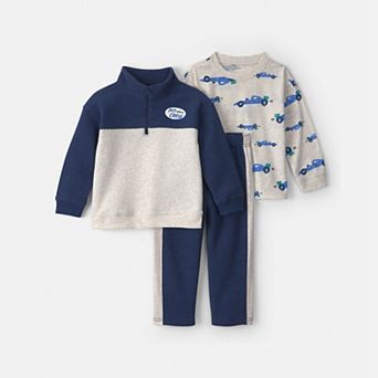 Toddler Boys Carter's 3 pc Fleece Top & Pants Set