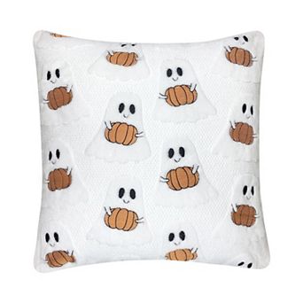 Celebrate Together™ Ghosts with Pumpkins Jacquard Decorative Pillow