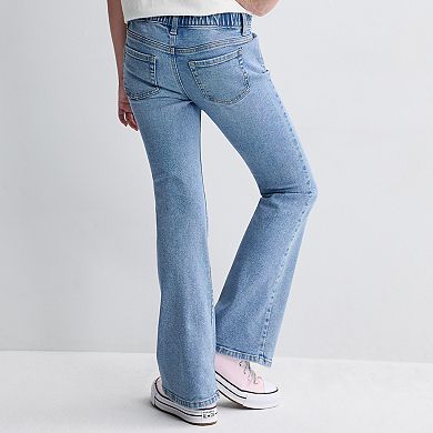 Girls 6-20 SO® Mid Rise Pull-On Flare Jeans in Regular & Plus Size