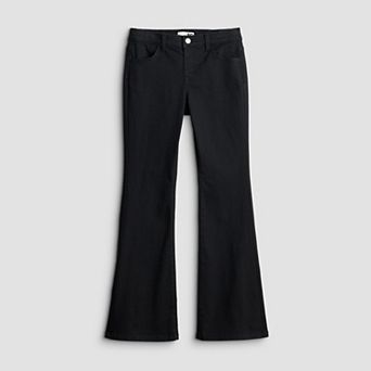 Girls 6-20 SO® Mid Rise Pull-On Flare Jeans in Regular & Plus Size