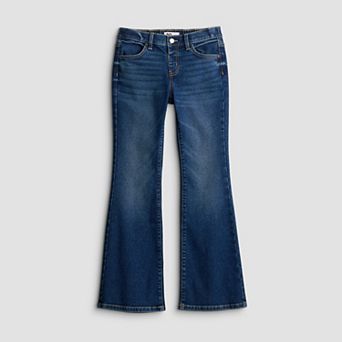 Girls 6-20 SO® Mid Rise Pull-On Flare Jeans in Regular & Plus Size