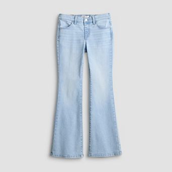 Girls 6-20 SO® Mid Rise Pull-On Flare Jeans in Regular & Plus Size