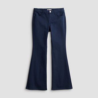 Girls 6-20 SO® Mid Rise Pull-On Flare Jeans in Regular & Plus Size