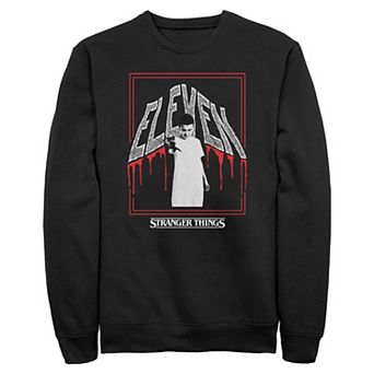 Men's Stranger Things Eleven Graphic Fleece Sweatshirt