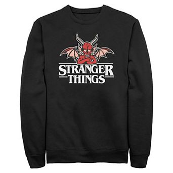 Men's Stranger Things Devil In Love Graphic Fleece Sweatshirt