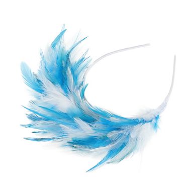 Color Matching Feathers Headband for Women 1 Pc