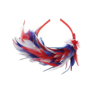 Color Matching Feathers Headband for Women 1 Pc