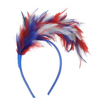 Color Matching Feathers Headband for Women 1 pc