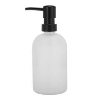 Durable Cylinder Frosted Soap Dispenser 1 pc