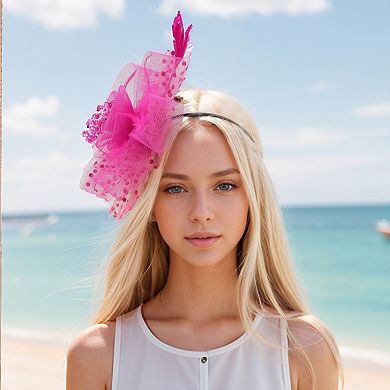 Feathers Headband for Women 1 Set