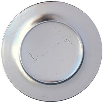 Gilded Salad Plate 7.5 Inch Handmade Glass Decorative Dining Table Plate