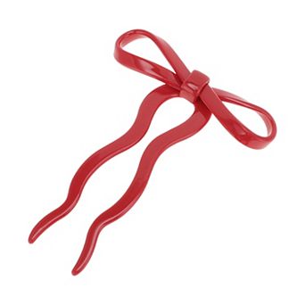 Bow Wave Chignon Pin for Women 1 pc