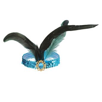 Feather Sequins Headband for Women 1 pc