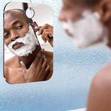 Shatterproof 2-Pack Bathroom Mirror, 10.7x8" Size, Fogless, Safe for Kids