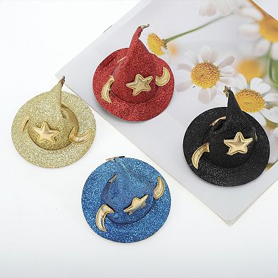 Halloween Star with Hat Design Duckbill Clip 1 Pc