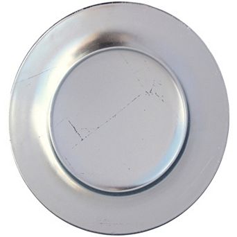 Hand Gilded Glass Dinner Plate 10.5 Inch Square Decorative Tableware for Dining