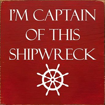 Relatable Quote Wood Sign 7x7 Inch Square Shelf or Wall Decor for Home Office