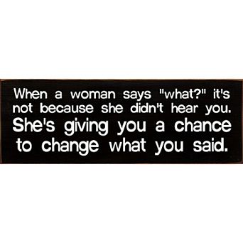 Rustic Wood Quote Sign 3.5 x 10 Inch for Desk Shelf or Living Room