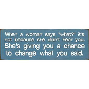 Rustic Wood Quote Sign 3.5 x 10 Inch for Desk Shelf or Living Room