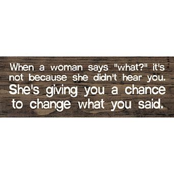 Rustic Wood Quote Sign 3.5 x 10 Inch for Desk Shelf or Living Room