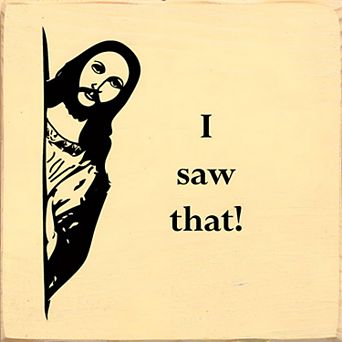 Funny Christian Wood Sign 7x7 Inch Square Wall or Shelf Decor for Home or Dorm