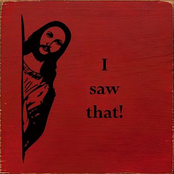 Funny Christian Wood Sign 7x7 Inch Square Wall or Shelf Decor for Home or Dorm