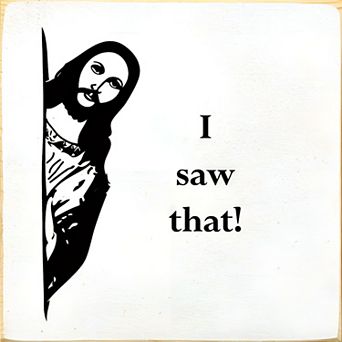 Funny Christian Wood Sign 7x7 Inch Square Wall or Shelf Decor for Home or Dorm