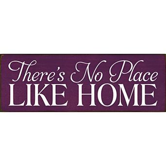 Farmhouse Wood Home Sign 3.5x10 Inch Shelf Decor with Wall Hanging Slot