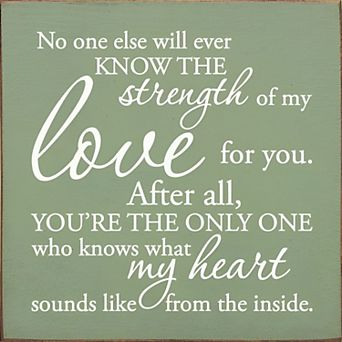 Meaningful Love Quote Wood Sign 7x7 Inch - Home Decor for Shelf or Desk