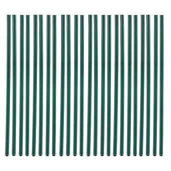 Green Chain Link Fence Privacy Slats, Single-Wall 44.5" with Bottom Channels for 4 ft Fences