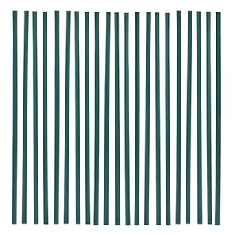 Green Privacy Slats for 4’ Chain Link Fences Double-Wall Panels with Bottom Locking Channels