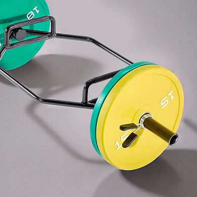 Hex Trap Bar for Strength Training, Steel with Ergonomic Knurled Handles, 800 lb Capacity