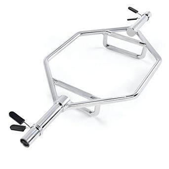 Hex Trap Bar for Strength Training, Steel with Ergonomic Knurled Handles, 800 lb Capacity