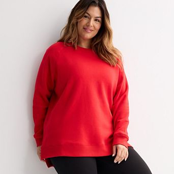 Plus Size Tek Gear® Ultrasoft Fleece Tunic Top