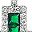Silver Tone Green