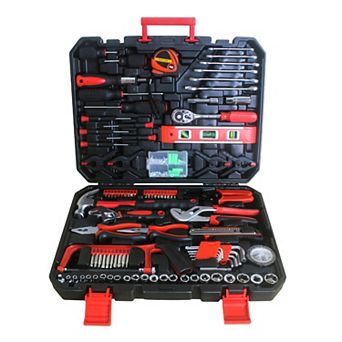 ELEMENT ACE 238 pc Portable Hand Tool Box Set with Comprehensive Tool Collection