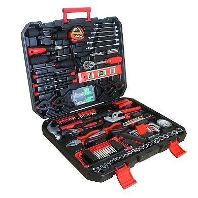 ELEMENT ACE 238-Piece Portable Hand Tool Box Set with Comprehensive Tool Collection