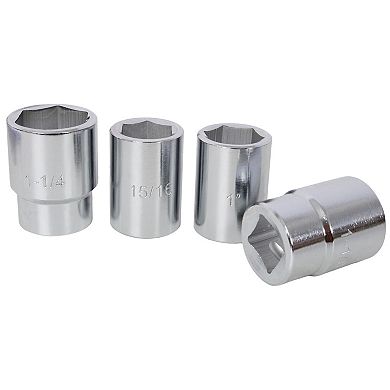 ELEMENT ACE Comprehensive 21-Piece Heavy-Duty Socket Set with Ratchet and Extensions