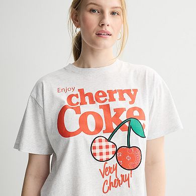 Juniors' SO® Short Sleeve Skimmer Graphic Tee