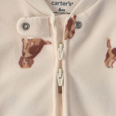 Baby Boy Carter's Fleece 2-Way Zip Sleep & Play Pajamas