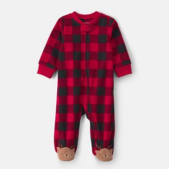 Baby Boy Carter's Fleece 2-Way Zip Sleep & Play Pajamas