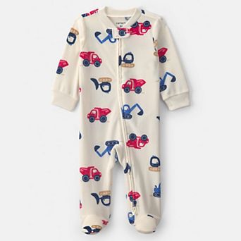 Baby Boy Carter's Fleece 2-Way Zip Sleep & Play Pajamas