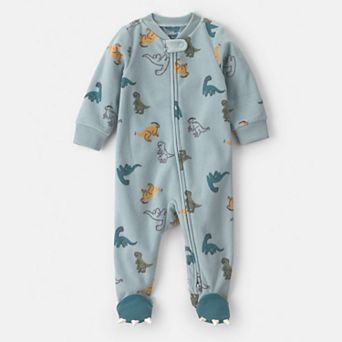 Baby Boy Carter's Fleece 2-Way Zip Sleep & Play Pajamas