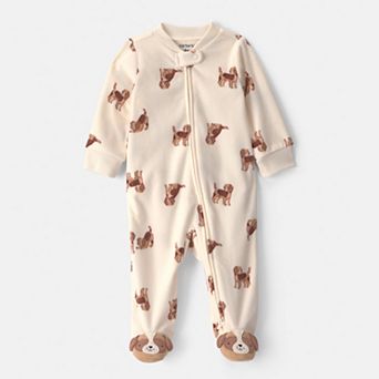Baby Boy Carter's Fleece 2-Way Zip Sleep & Play Pajamas